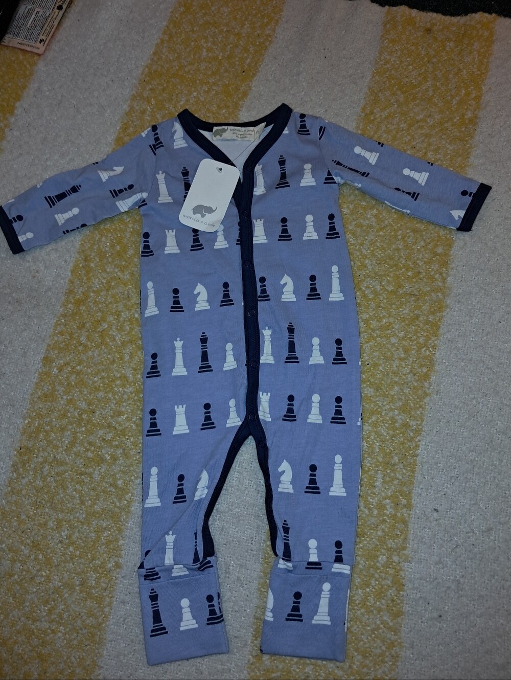 NWT Monica and Andy brand Little girls or boys size 0-3 months pajama